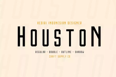 Houston Font free download – Branding font preview