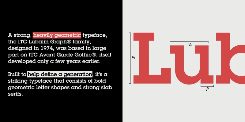 ITC Lubalin Graph Font preview 2 – Sans Serif Fonts font sample