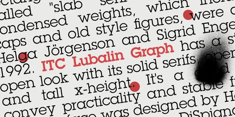 ITC Lubalin Graph Font preview 3 – Sans Serif Fonts font sample