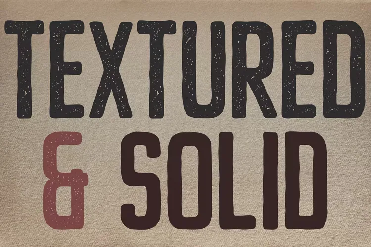 Imprimo Letterpress Font preview 1 – Sans Serif Fonts font sample