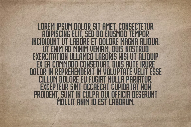 Imprimo Letterpress Font preview 3 – Sans Serif Fonts font sample