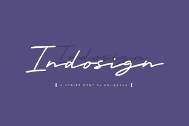 Indosign – Elegant Script Font preview