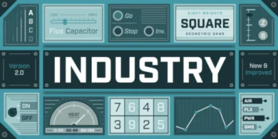 Industry Font Family free download – Serif font preview