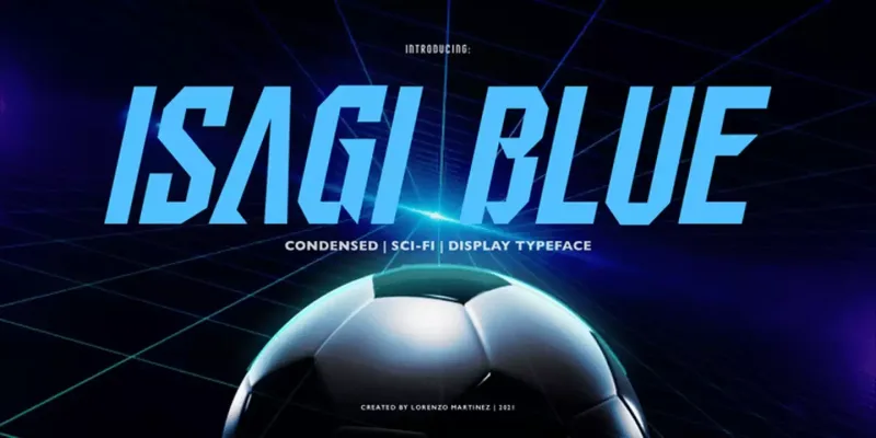 Isagi Blue Font Family preview 10 – Display Fonts font sample