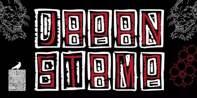 Japan Stamp Font free download – Decorative Fonts preview