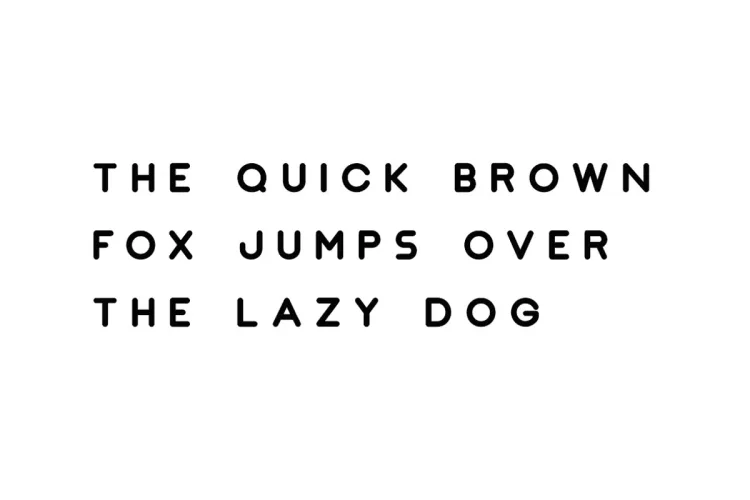 Jaquel Font preview 2 – Sans Serif Fonts font sample