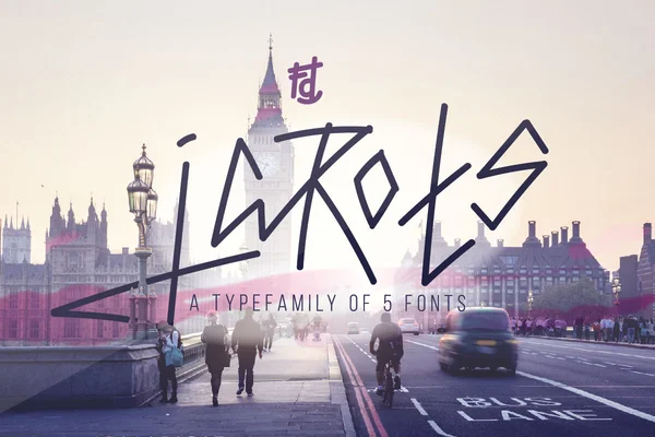 Jarots Font free download preview 5 – Display Fonts font