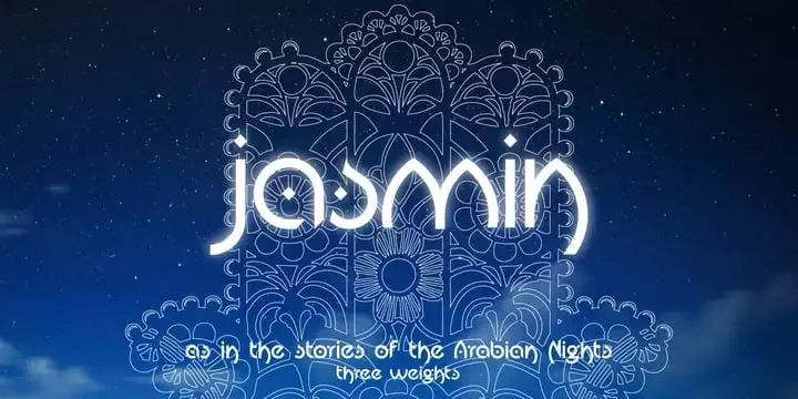 Jasmin Font preview 5 – Display Fonts font sample