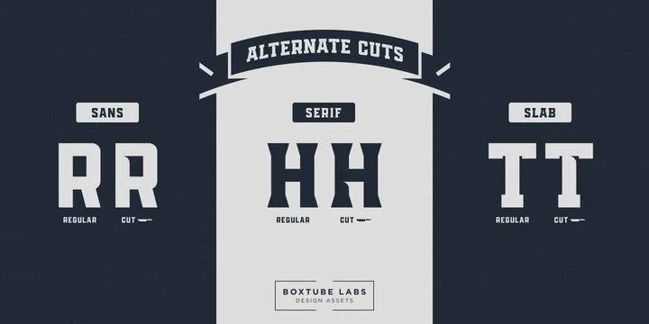 Jawbreak Font Family preview 4 – Slab Serif Fonts font sample
