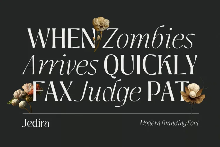 Jedira Font preview 5 – Serif Fonts font sample