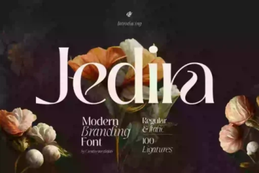 Jedira Font free download – Branding font preview