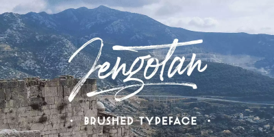 Jengotan Font Family free download – Branding font preview