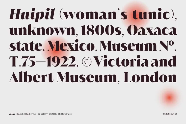 Juana Font preview 9 – Serif Fonts font sample