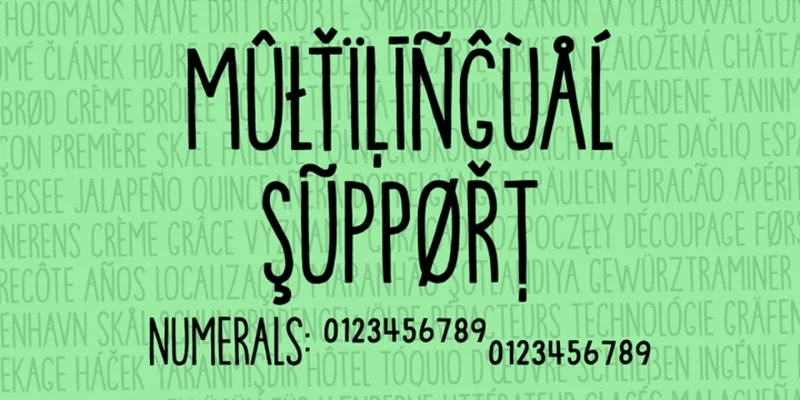 Juicebash Font preview 7 – Font Family font sample