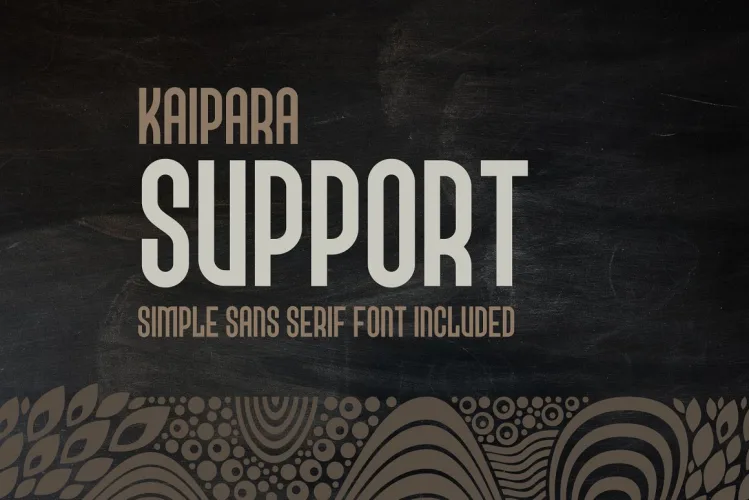 Kaipara Font preview 2 – Decorative Fonts font sample