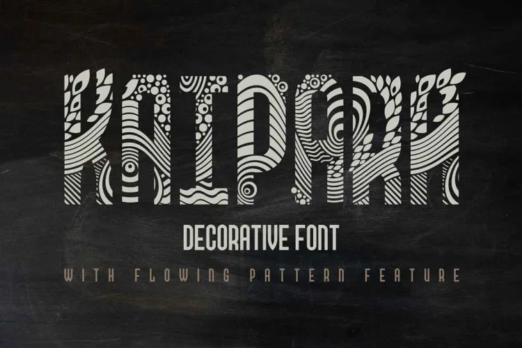 Kaipara Font preview 4 – Decorative Fonts font sample