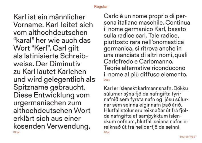Karl Font Family preview 5 – Font Family font sample