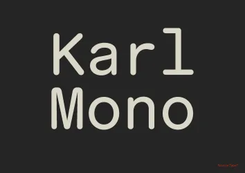 Karl Mono Font Family free download – Display Fonts preview