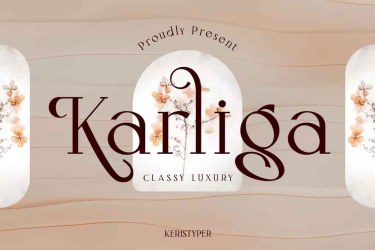 Karliga Font free download – Serif font preview