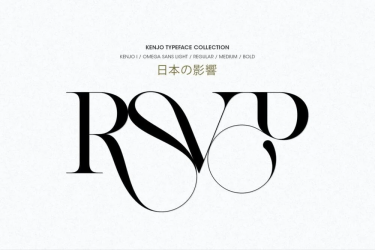 Kenjo Font free download – Classic font preview