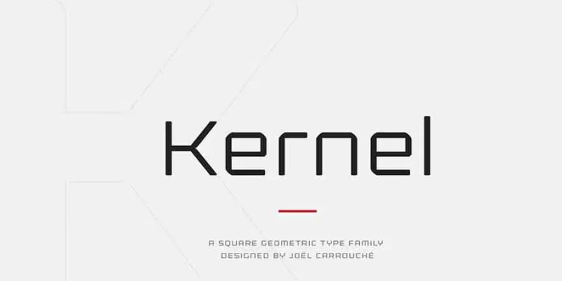 Kernel Font Family preview 5 – Sans Serif Fonts font sample