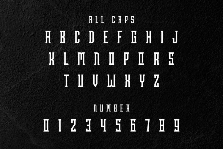 Khamar Font free download preview 3 – Serif Fonts font