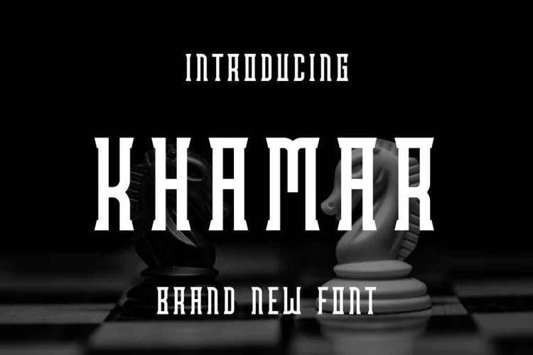 Khamar Font free download preview 4 – Serif Fonts font