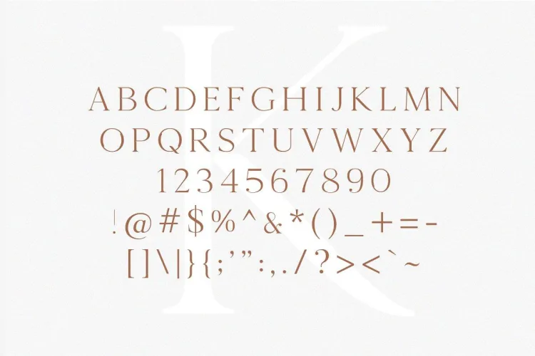 Kinfolk Font preview 5 – Serif Fonts font sample