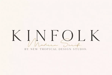 Kinfolk Font free download – Serif font preview