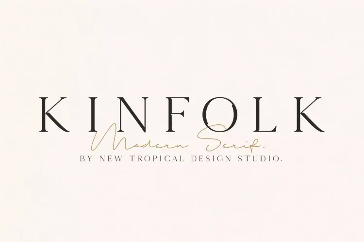 Kinfolk Font preview 6 – Serif Fonts font sample