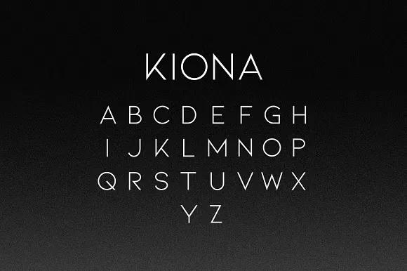 Kiona Font preview 5 – Sans Serif Fonts font sample