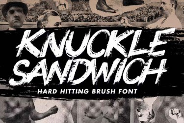 Knuckle Sandwich Font free download – Branding font preview