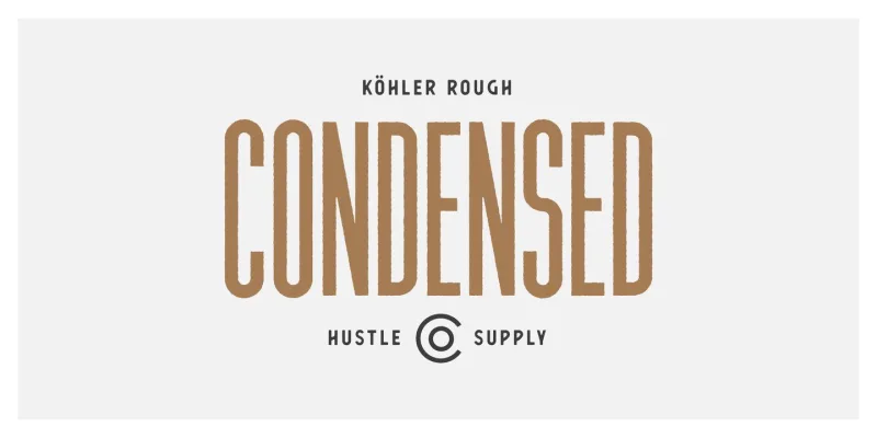 Kohler Font Family preview 2 – Display Fonts font sample