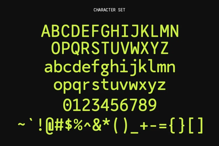 Koluta Mono Font preview 4 – Display Fonts font sample