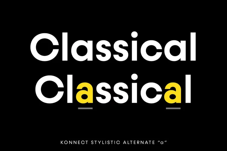 Konnect Font preview 10 – Sans Serif Fonts font sample