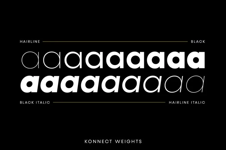 Konnect Font preview 5 – Sans Serif Fonts font sample
