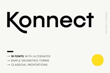 Konnect Font free download – Sans Serif Fonts font preview