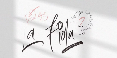 La Fiola Font Family free download – Elegant font preview