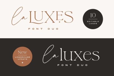 La Luxes Font free download – Classic font preview