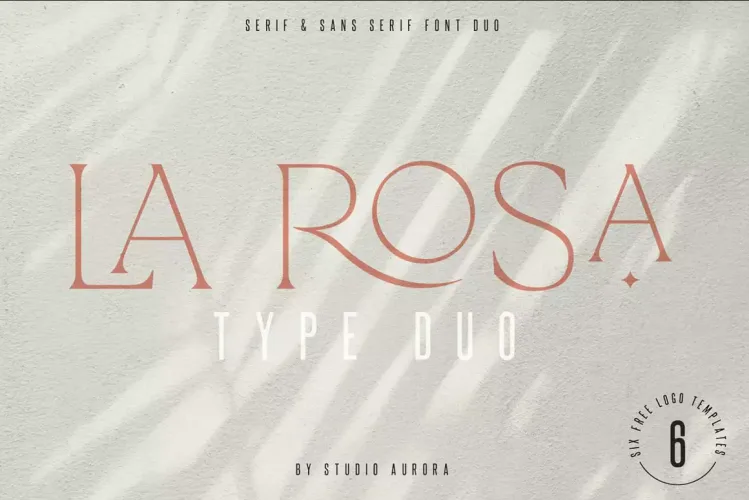 La Rosa – Elegant Summer Serif Font preview 6 – Serif Fonts font sample