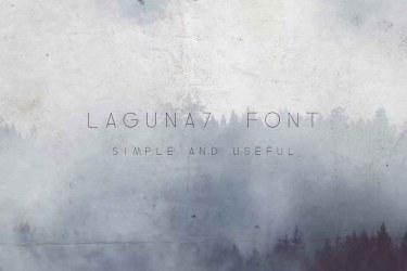 Laguna7 Font free download – Branding font preview