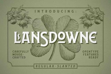 Lansdowne Font free download – Lansdowne Font font preview