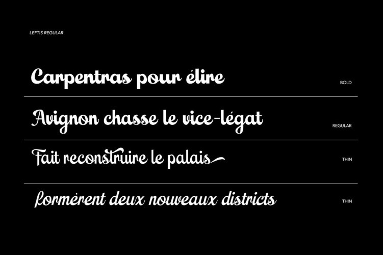 Leftis Script Font free download preview 2 – Script And Handwritten font