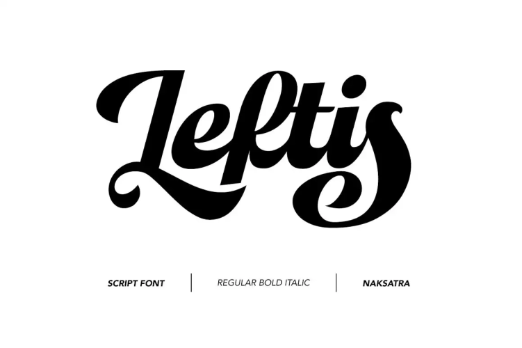 Leftis Script Font free download preview 6 – Script And Handwritten font