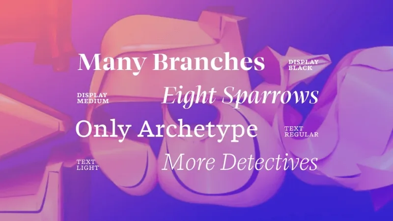 Lemanic Font Family preview 3 – Serif Fonts font sample