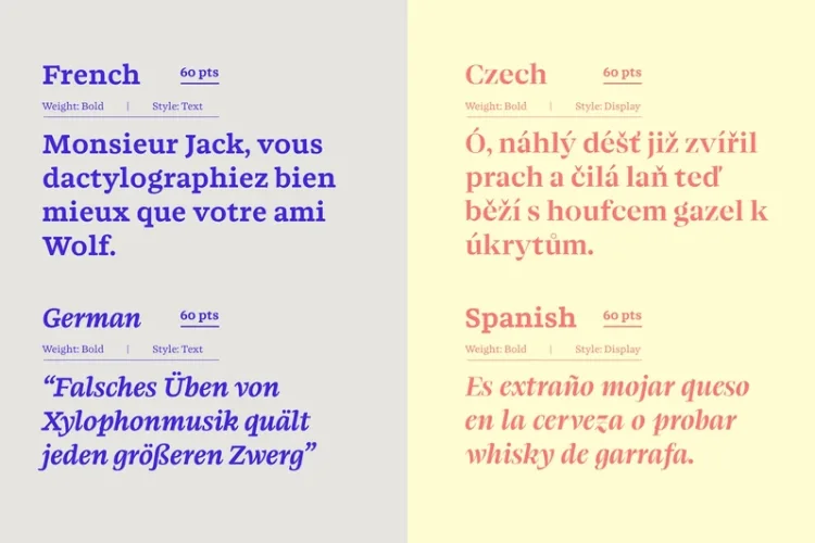 Lemanic Font Family preview 4 – Serif Fonts font sample