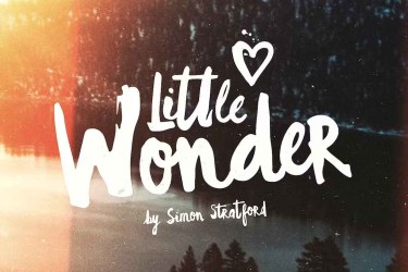 Little Wonder Font free download – Bold font preview