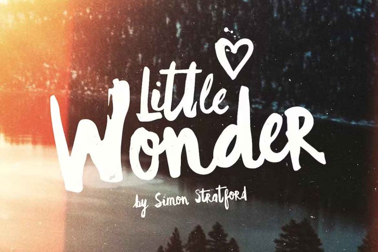Little Wonder Font free download preview 5 – Script And Handwritten font