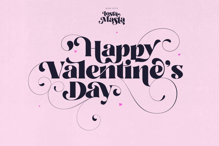Losta Masta Font free download preview 1 – Display Fonts font