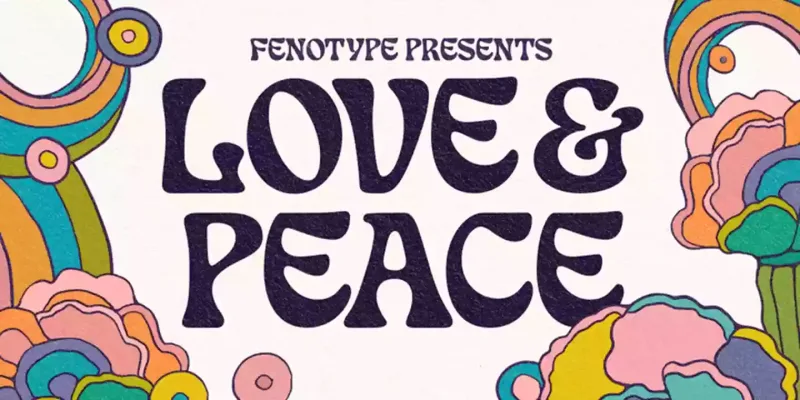 Love And Peace Font preview 11 – Typeface font sample